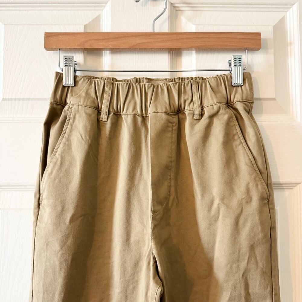 Toast Gabi Cotton Pull On Pants in Ash Brown - Picture 6 of 11